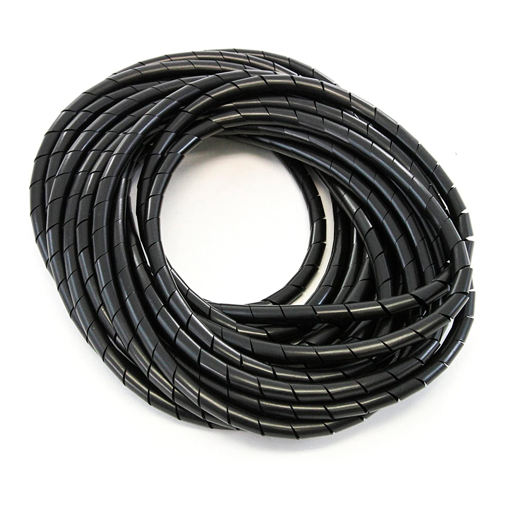 Cable Espiral Negro 10mts